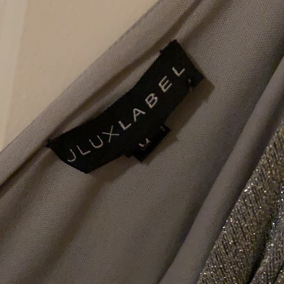 Jluxlabel M maxi dress in silver - Picture 3 of 3